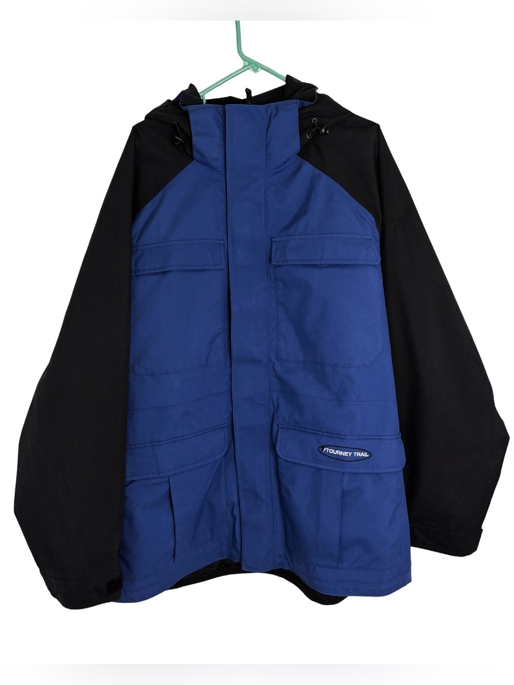 Cabela's Dry-Plus Tourney Trail Blue & Black Jacket Size XL